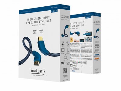 Кабель Inakustik HDMI Premium HDMI 90&deg;, 1.5 m